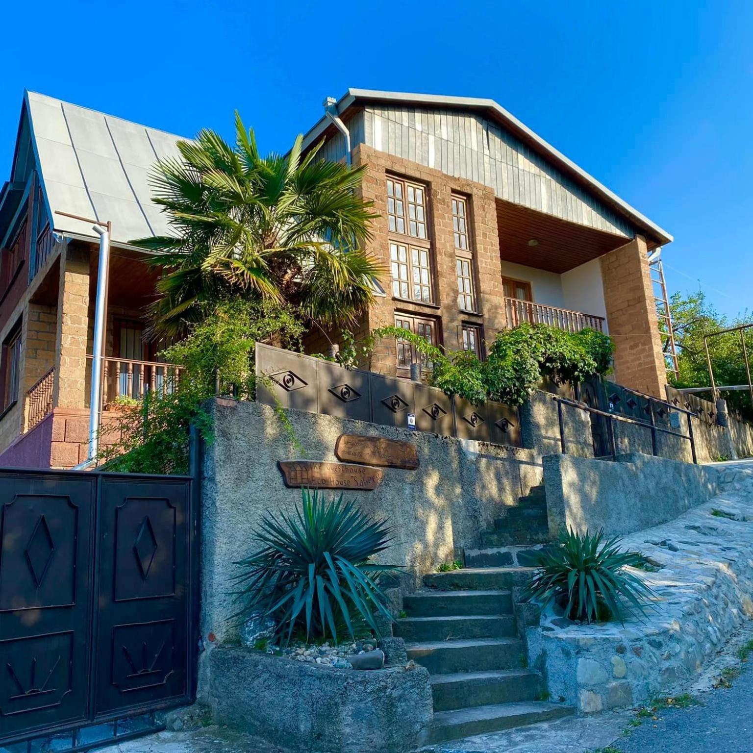Eco House Sabero Hotel Akhmeta Bagian luar foto